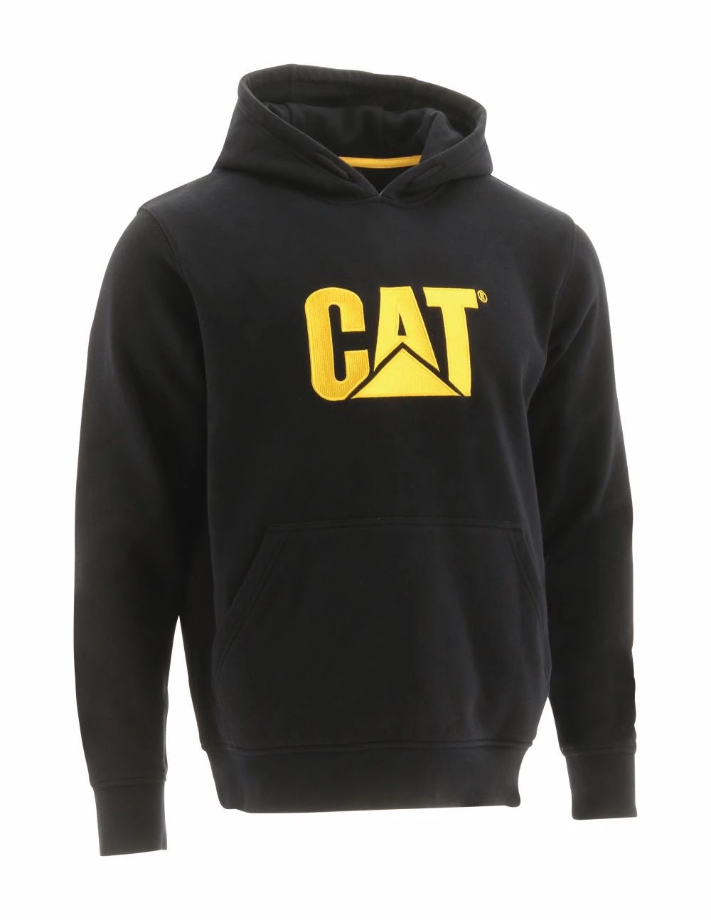 'Caterpillar' Men's Trademark Hooded Sweatshirt - Black 3 'Caterpillar' Men's Trademark Hooded Sweatshirt - Black