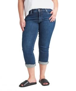 SILVER JEANS CO 'Silver' Suki Capri Jeans - Indigo