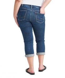 SILVER JEANS CO 'Silver' Suki Capri Jeans - Indigo