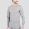 TERRAMAR BASE LAYER 'Terramar' Men's 3.0 Merino Wool Bi-Layer Heritage Crew - Grey Heather (Tall) 2 TERRAMAR BASE LAYER 'Terramar' Men's 3.0 Merino Wool Bi-Layer Heritage Crew - Grey Heather (Tall)