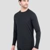 TERRAMAR BASE LAYER 'Terramar' Men's 4.0 Military Fleece Heritage Crew - Black