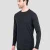 TERRAMAR BASE LAYER 'Terramar' Men's 4.0 Military Fleece Heritage Crew - Black (Tall) 1 TERRAMAR BASE LAYER 'Terramar' Men's 4.0 Military Fleece Heritage Crew - Black (Tall)