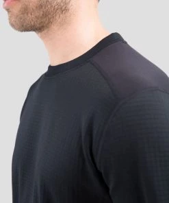 TERRAMAR BASE LAYER 'Terramar' Men's 3.0 Ecolator® Performance Crew - Black