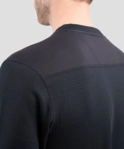 TERRAMAR BASE LAYER 'Terramar' Men's 3.0 Ecolator® Performance Crew - Black