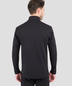 TERRAMAR BASE LAYER 'Terramar' Men's 4.0 Beast Performance Half Zip - Black