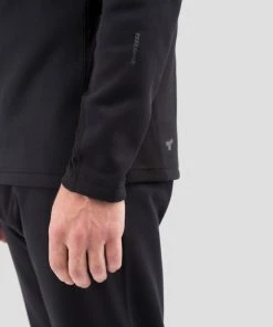 TERRAMAR BASE LAYER 'Terramar' Men's 4.0 Beast Performance Half Zip - Black