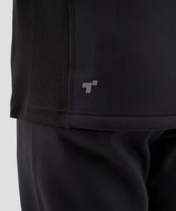 TERRAMAR BASE LAYER 'Terramar' Men's 4.0 Beast Performance Half Zip - Black