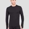 TERRAMAR BASE LAYER 'Terramar' Men's 2.0 Thermolator® Performance Crew - Black