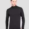 TERRAMAR BASE LAYER 'Terramar' Men's 2.0 Thermolator® Performance Half Zip - Black 1 TERRAMAR BASE LAYER 'Terramar' Men's 2.0 Thermolator® Performance Half Zip - Black