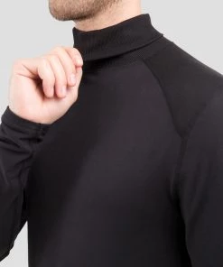 TERRAMAR BASE LAYER 'Terramar' Men's 2.0 Thermolator® Performance Turtle Neck - Black 9 TERRAMAR BASE LAYER 'Terramar' Men's 2.0 Thermolator® Performance Turtle Neck - Black