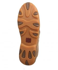 Twisted X Boots 'Twisted X' Women's Driving Moccasin - Bomber / Cream Stitching