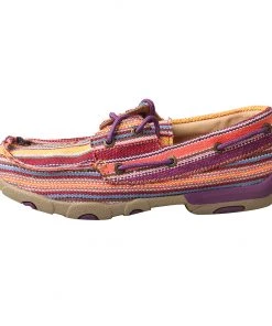 Twisted X Boots Driving Moc - Purple / Multi-Striped 10 Twisted X Boots Driving Moc - Purple / Multi-Striped
