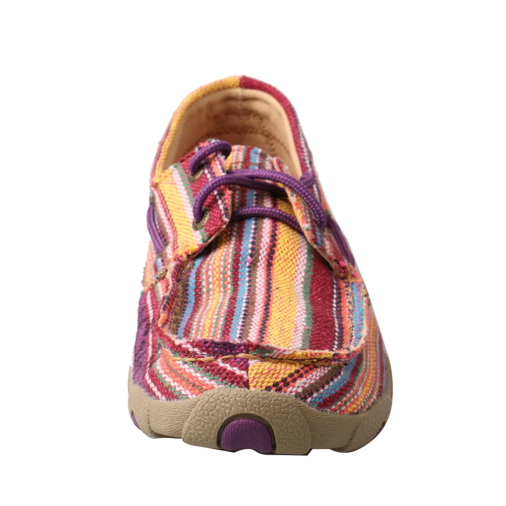 Twisted X Boots Driving Moc - Purple / Multi-Striped 4 Twisted X Boots Driving Moc - Purple / Multi-Striped