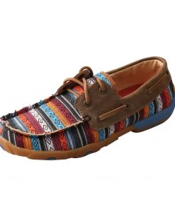Twisted X Boots 'Twisted X' Women's Driving Moccasin - Serape / Bomber