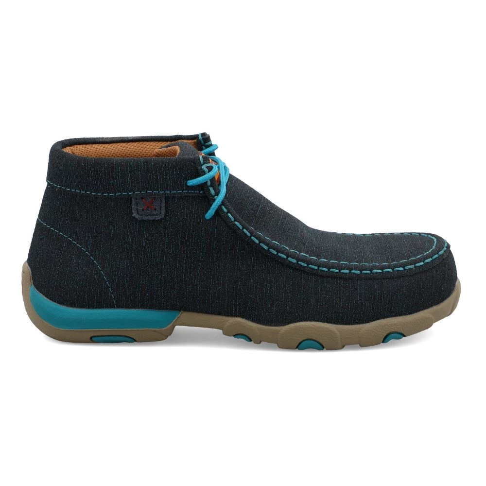 Twisted X Boots 'Twisted X' Women's Chukka Driving Moc EH Comp Toe - Dark Teal / Turquoise 8 Twisted X Boots 'Twisted X' Women's Chukka Driving Moc EH Comp Toe - Dark Teal / Turquoise