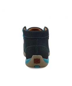 Twisted X Boots 'Twisted X' Women's Chukka Driving Moc EH Comp Toe - Dark Teal / Turquoise 14 Twisted X Boots 'Twisted X' Women's Chukka Driving Moc EH Comp Toe - Dark Teal / Turquoise