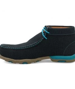 Twisted X Boots 'Twisted X' Women's Chukka Driving Moc EH Comp Toe - Dark Teal / Turquoise 16 Twisted X Boots 'Twisted X' Women's Chukka Driving Moc EH Comp Toe - Dark Teal / Turquoise