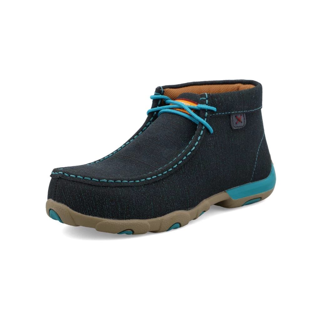 Twisted X Boots 'Twisted X' Women's Chukka Driving Moc EH Comp Toe - Dark Teal / Turquoise 3 Twisted X Boots 'Twisted X' Women's Chukka Driving Moc EH Comp Toe - Dark Teal / Turquoise