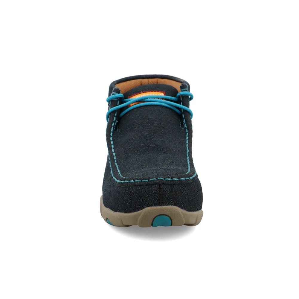 Twisted X Boots 'Twisted X' Women's Chukka Driving Moc EH Comp Toe - Dark Teal / Turquoise 6 Twisted X Boots 'Twisted X' Women's Chukka Driving Moc EH Comp Toe - Dark Teal / Turquoise