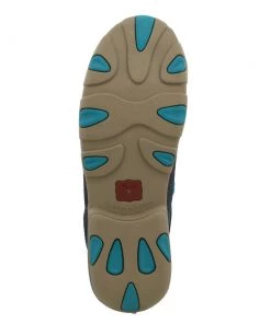 Twisted X Boots 'Twisted X' Women's Chukka Driving Moc EH Comp Toe - Dark Teal / Turquoise 12 Twisted X Boots 'Twisted X' Women's Chukka Driving Moc EH Comp Toe - Dark Teal / Turquoise