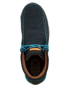 Twisted X Boots 'Twisted X' Women's Chukka Driving Moc EH Comp Toe - Dark Teal / Turquoise