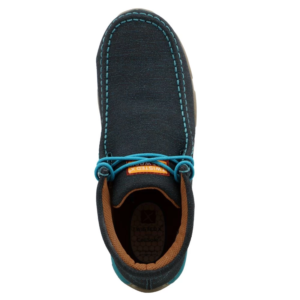 Twisted X Boots 'Twisted X' Women's Chukka Driving Moc EH Comp Toe - Dark Teal / Turquoise 4 Twisted X Boots 'Twisted X' Women's Chukka Driving Moc EH Comp Toe - Dark Teal / Turquoise