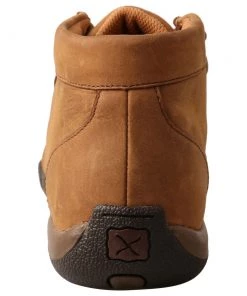 Twisted X Boots 'Twisted X' Women's 4" Chukka Driving Moc EH Steel Toe - Distressed Saddle 10 Twisted X Boots 'Twisted X' Women's 4