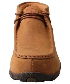Twisted X Boots 'Twisted X' Women's 4" Chukka Driving Moc EH Steel Toe - Distressed Saddle