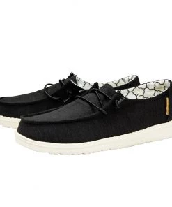 'Hey Dude' Wendy Youth Linen - Linen Black