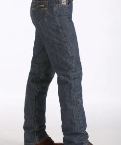 'Cinch' Men's White Label Fire Resistant Relaxed Fit Straight Leg - Indigo Blue