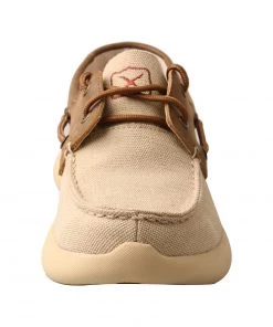 Twisted X Boots 'Twisted X' Women's EVA12R Boat Shoe - Khaki / Bomber