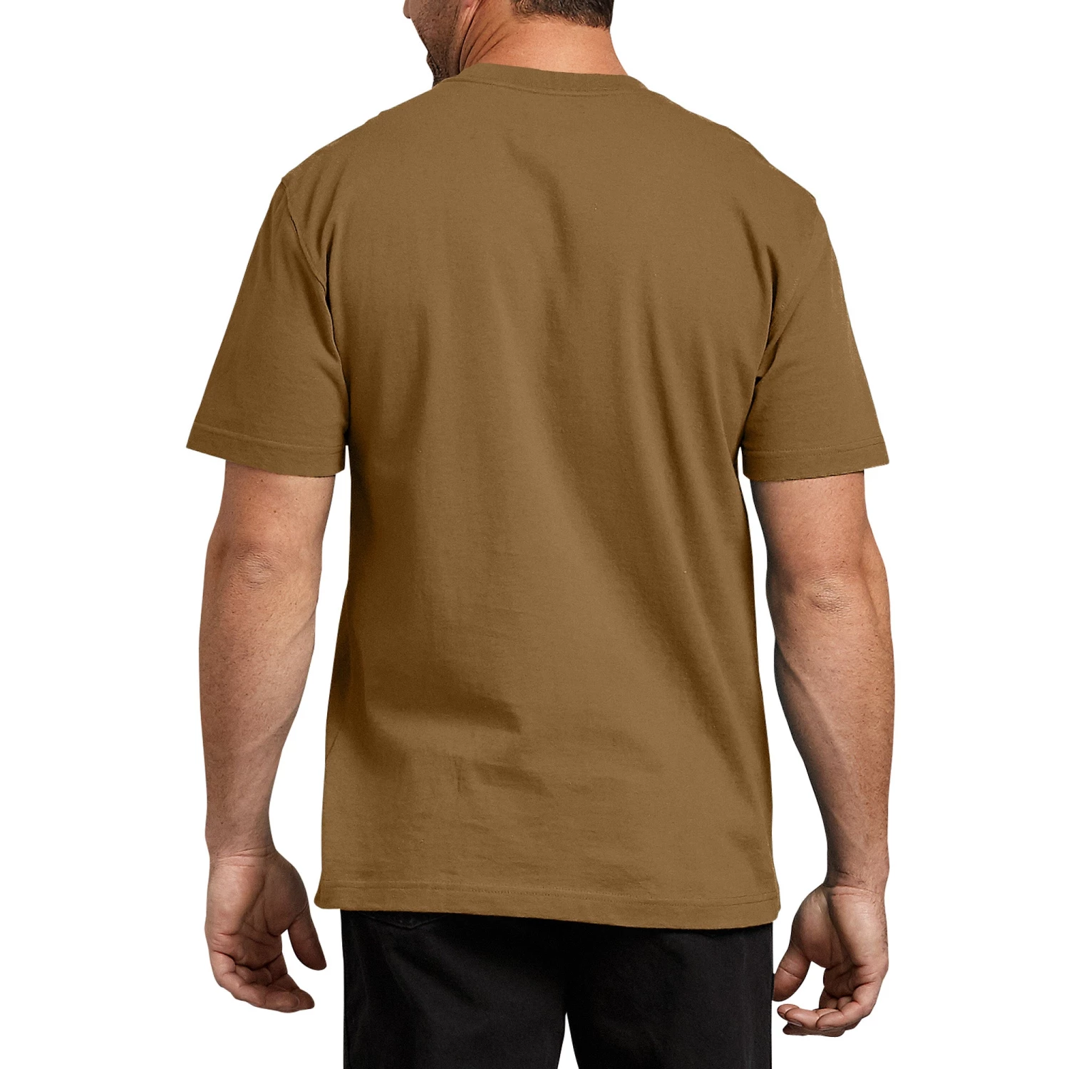 'Dickies' Heavyweight Crew T-Shirt - Brown Duck 4 'Dickies' Heavyweight Crew T-Shirt - Brown Duck