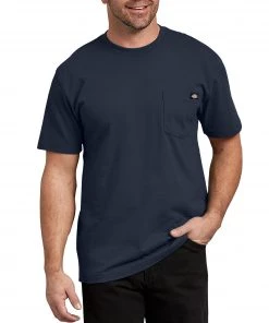 'Dickies' Heavyweight Crew T-Shirt - Dark Navy Men
