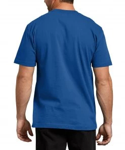 Men 'Dickies' Heavyweight Crew T-Shirt - Royal Blue