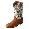 Twisted X Boots 'Twisted X' Women's 11" Top Hand Western - Tan / Floral