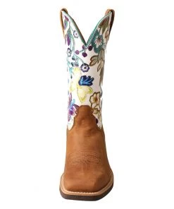 Twisted X Boots 'Twisted X' Women's 11" Top Hand Western - Tan / Floral 10 Twisted X Boots 'Twisted X' Women's 11