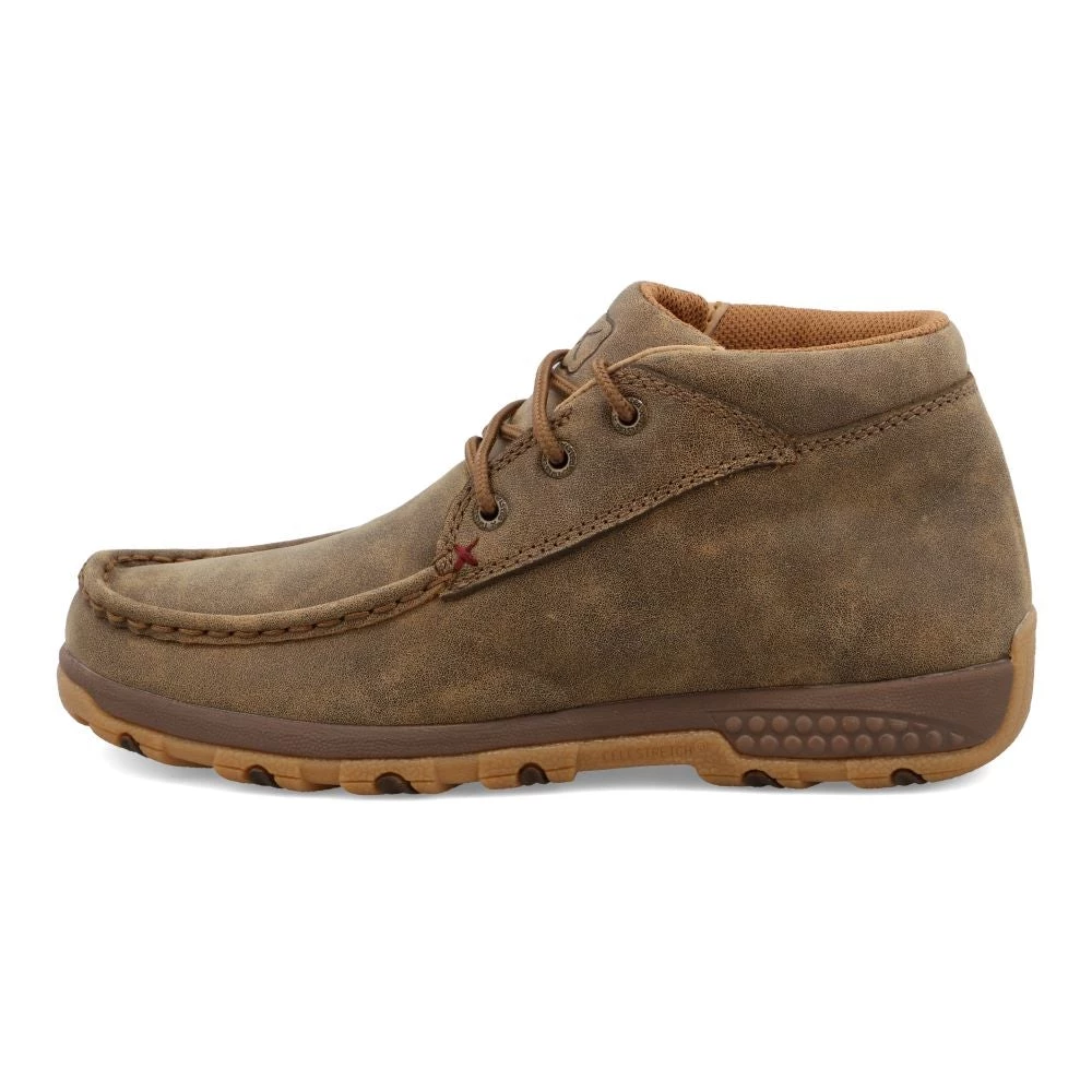 Twisted X Boots 'Twisted X' Women's Cellstretch Chukka Driving Moc - Bomber Brown 9 Twisted X Boots 'Twisted X' Women's Cellstretch Chukka Driving Moc - Bomber Brown