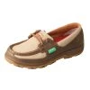 Twisted X Boots 'Twisted X' Women's CellStretch Boat Shoe Driving Moc - Bomber / Khaki