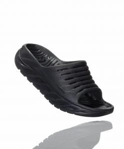'HOKA' Women's Ora Recovery Slide - Black/Black