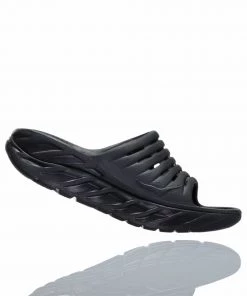'HOKA' Women's Ora Recovery Slide - Black/Black