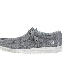'Hey Dude' Men's Wally Linen - Iron Grey