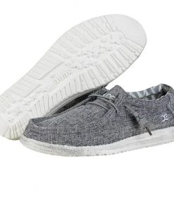 'Hey Dude' Men's Wally Linen - Iron Grey