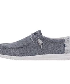 'Hey Dude' Men's Wally Stretch - Cobalt