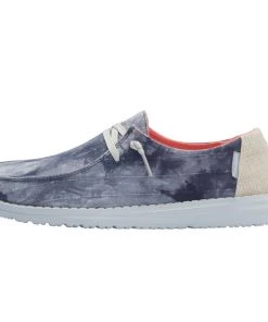 'Hey Dude' Women's Wendy - Tie Dye Navy Shoes & Boots