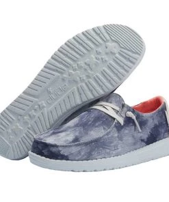 'Hey Dude' Women's Wendy - Tie Dye Navy Shoes & Boots