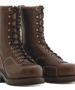 'Wesco' Men's 10" Voltfoe EH Lineman Comp Toe - Brown