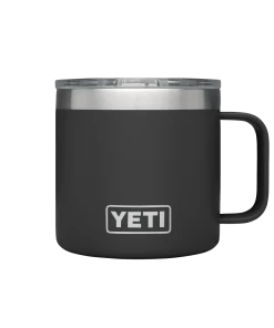 'Yeti' 14 Oz. Rambler Mug W/Magslider Lid - Black Gear
