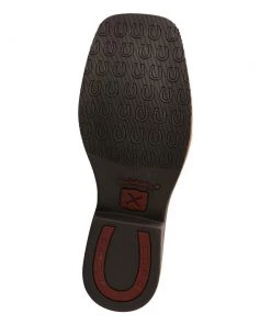 Twisted X Boots Kids 'Twisted X' Youth 9" Western Square Toe - Tan / Purple