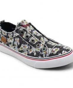 'Blowfish Malibu' Women's Play Slip On - Black Lazy Daisy