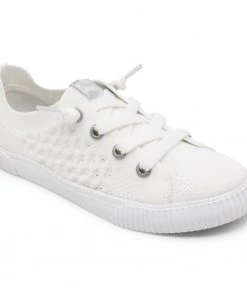 'Blowfish Malibu' Women's Free Spirit Slip On - Off White Flyknit